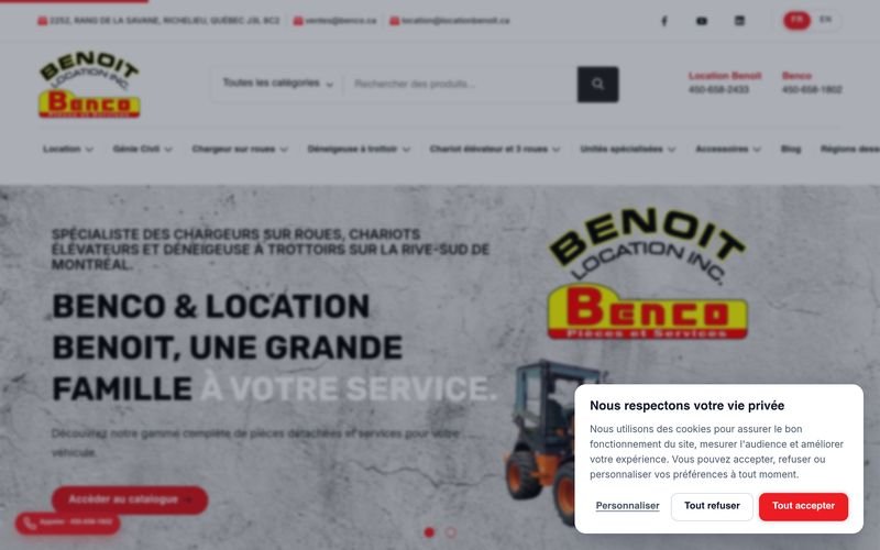 Site web de Benco